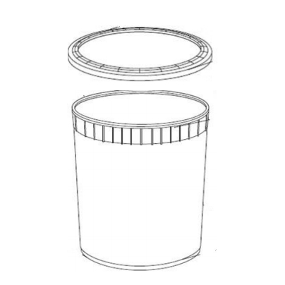 2.5 Gallon Ice Cream Pail (10 Quart)