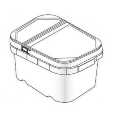 1.3 Gallon Rectangle Containers
