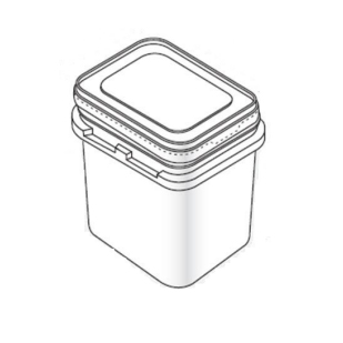 4-Gallon Rectangle Container